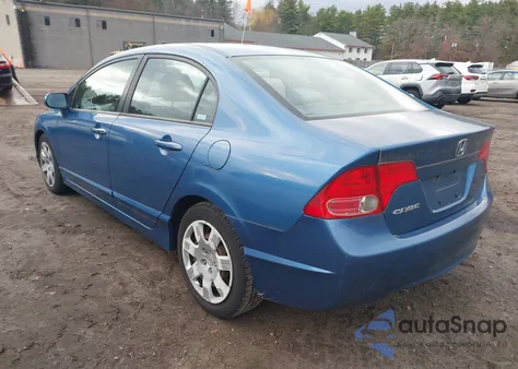 2006 Honda Civic Lx из США, поврежденный, VIN 1HGFA15566L121013